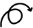 Cartoon arrow pointing to the domain marquee below